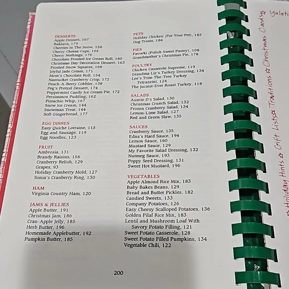 Old Fashioned Country Christmas Cook book - Picture 11 of 12